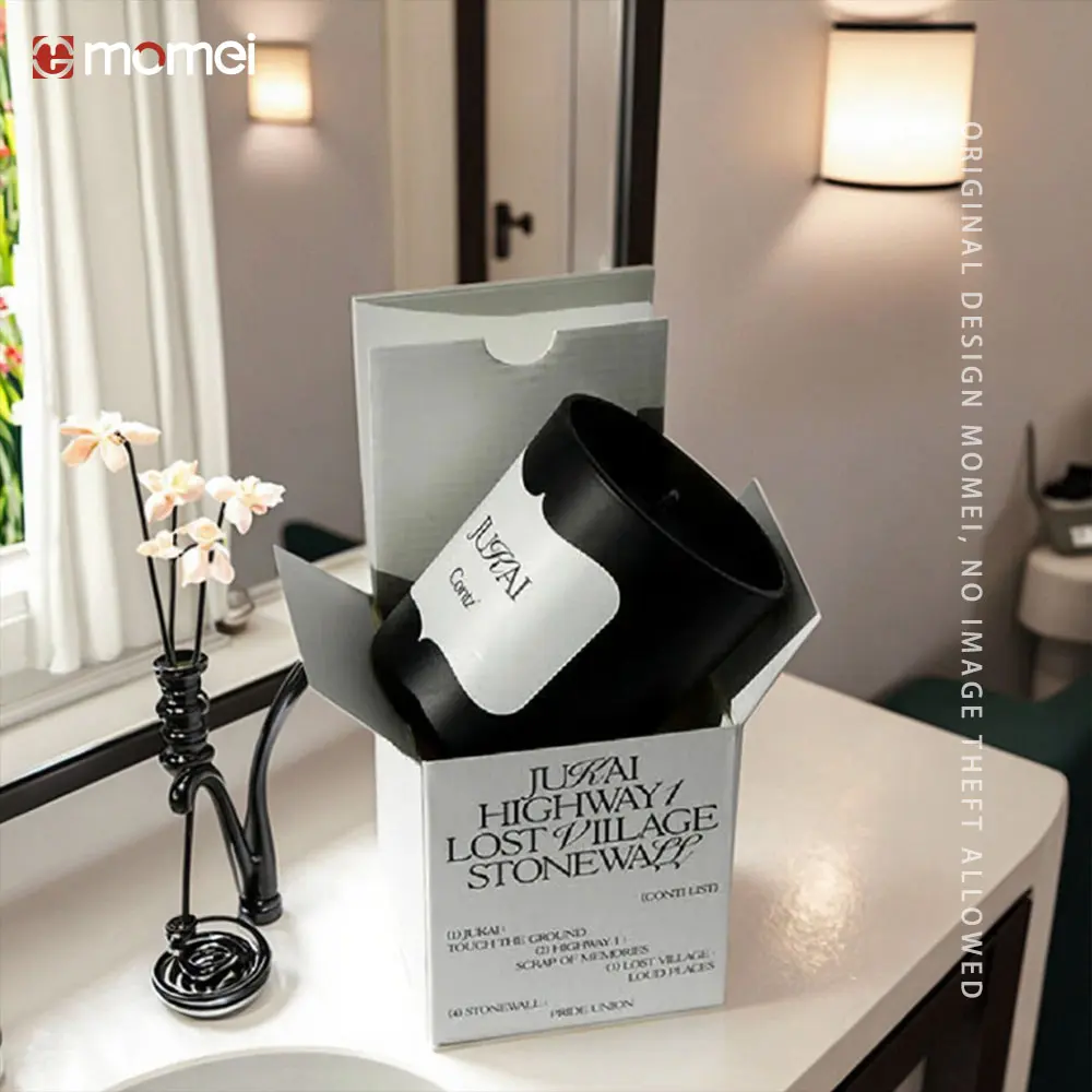 Custom Customized White Card Inserts Personalized Candle Boxes Supplier, Factories