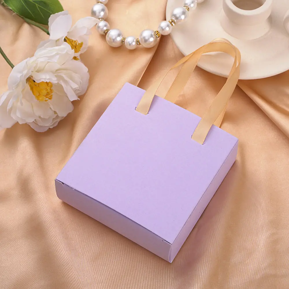 High-Quality Customized Handbag Hot Stamping Jewelry Packaging Boxes Small Paper Drawer Box Supplier, Service
