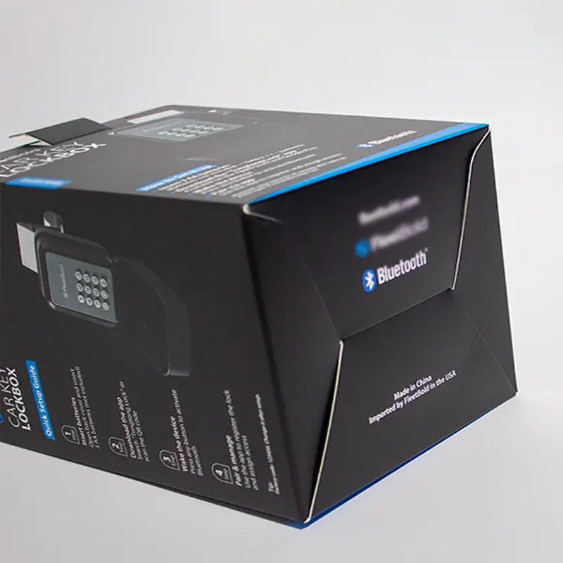 High-Quality Foldable Custom Printed Combination Lock  Packaging Boxes With Inner Factory, Service