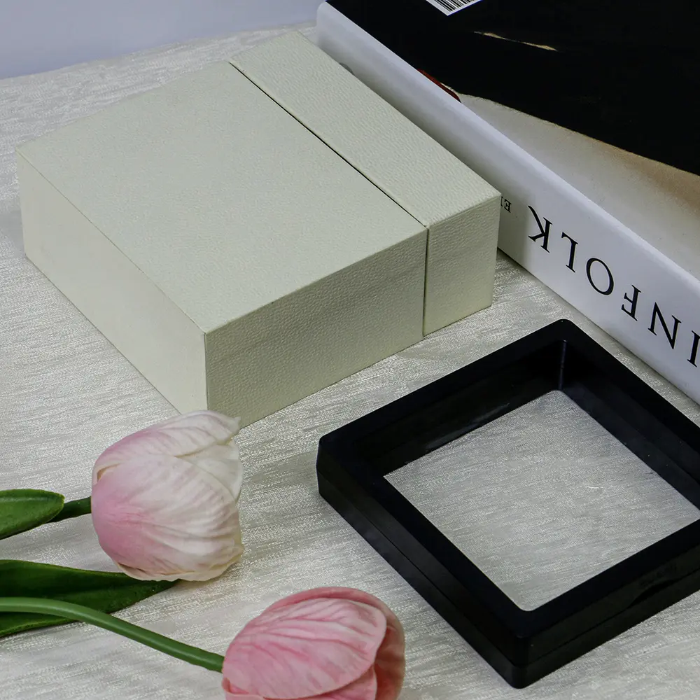 Custom Specialty Paper Rigid Jewelry Paper Gift Drawer Box With Floating Insert