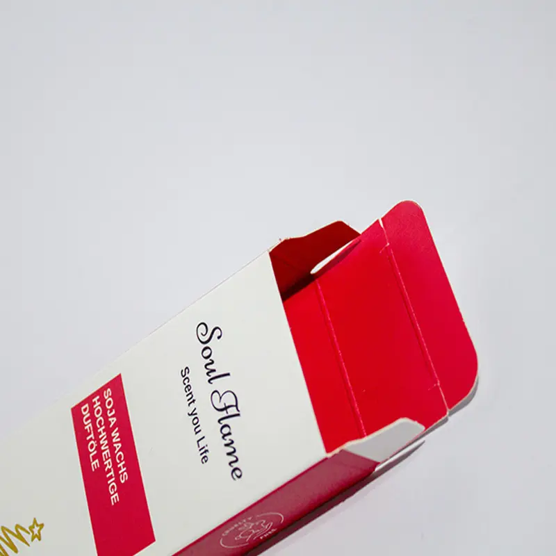 Custom Printed Sustainable Christmas Limited Edition Hot Stamping Candle Packaging Boxes For Shipping