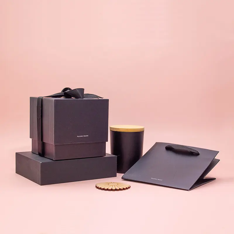 High-Quality Momei Custom Rigid Personalized Candle Boxes With Insert Supplier, Factories