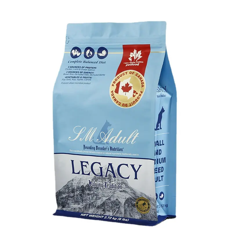 High-Quality Digital Printed Pet Stand Up Resealable Pouch Bags With Zipper Supplier, Factory