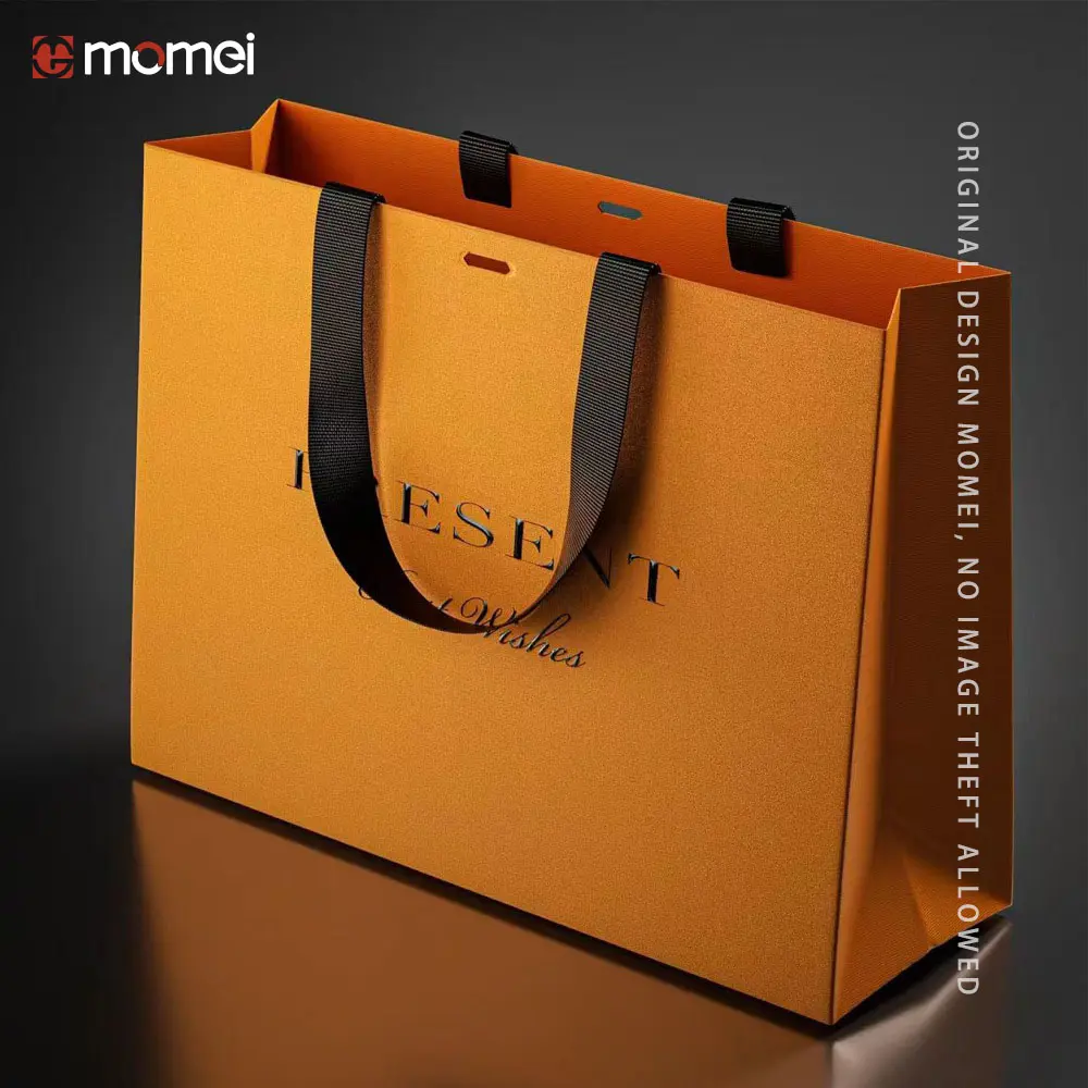 High-Quality Customized Personalised Colored Strong Paper Grocery Bags With Logo Factory, Service