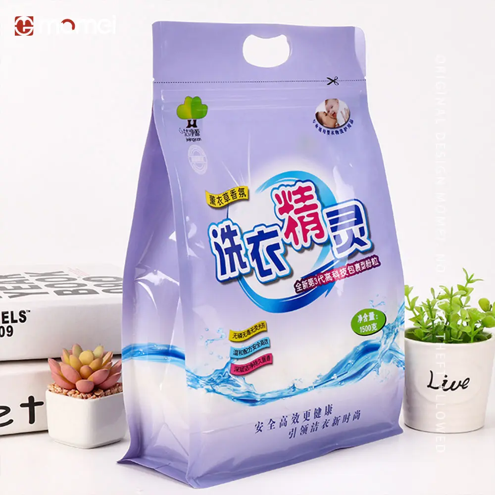 Custom Customized Laundry Detergent Stand Up Mylar Bags Pouch With Handle Factories, Service