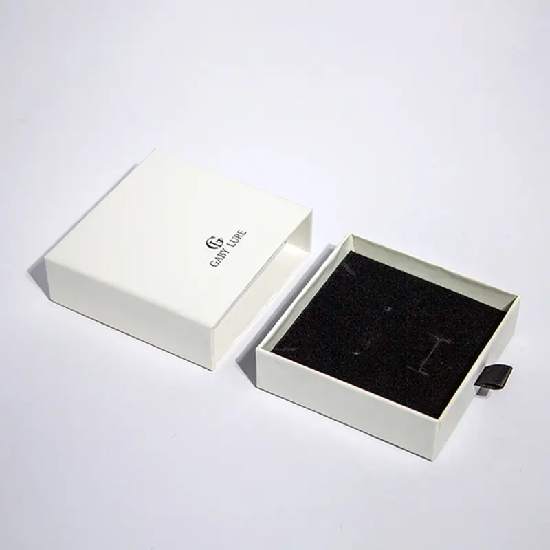 Custom Small Business Cardboard Sliding Drawer Earring Jewellery Shipping Boxes With Logo