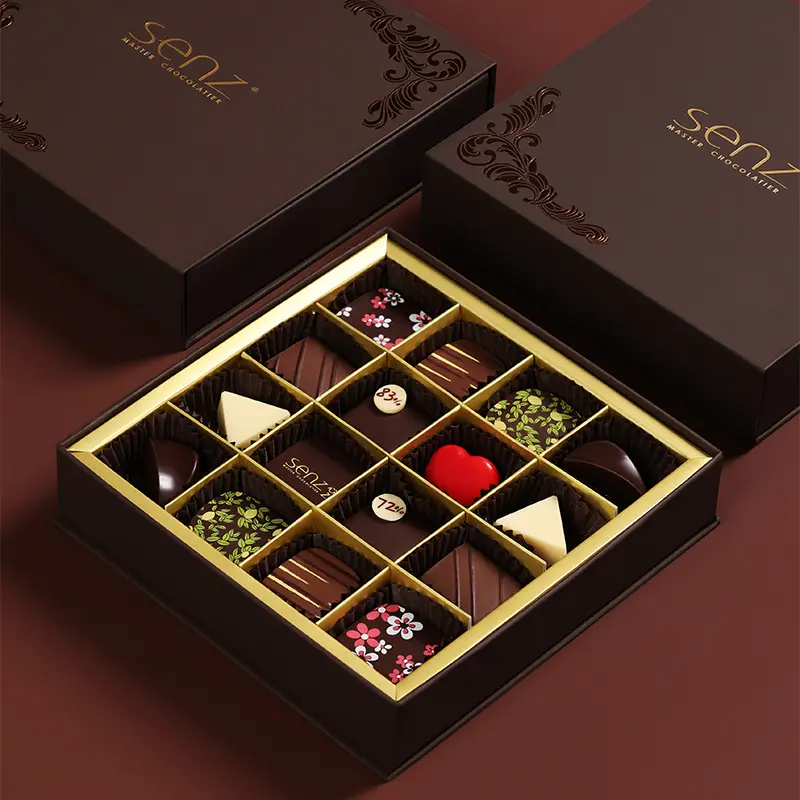 Custom Personalised Customized Premium Empty Chocolate Boxes Gift Packaging With Inserts Suppliers, Factories