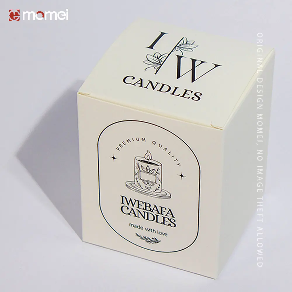 High-Quality Sustainable White Card  Folding Personalized Custom Candle Boxes Factory, Factories