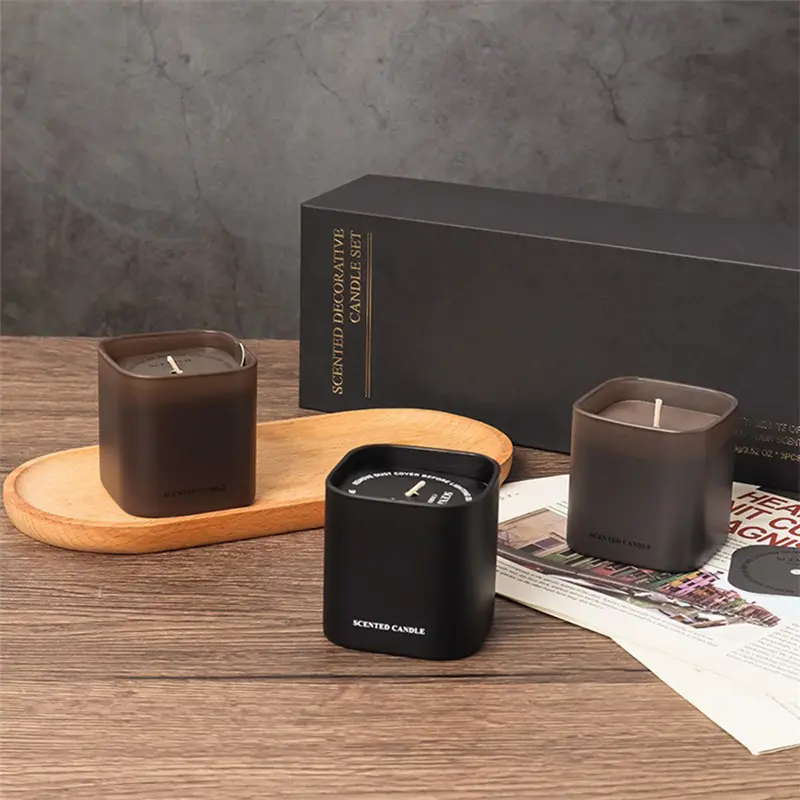 Custom Customized Bronze Foil Stamping Candle Box With Insert Factory, Factories