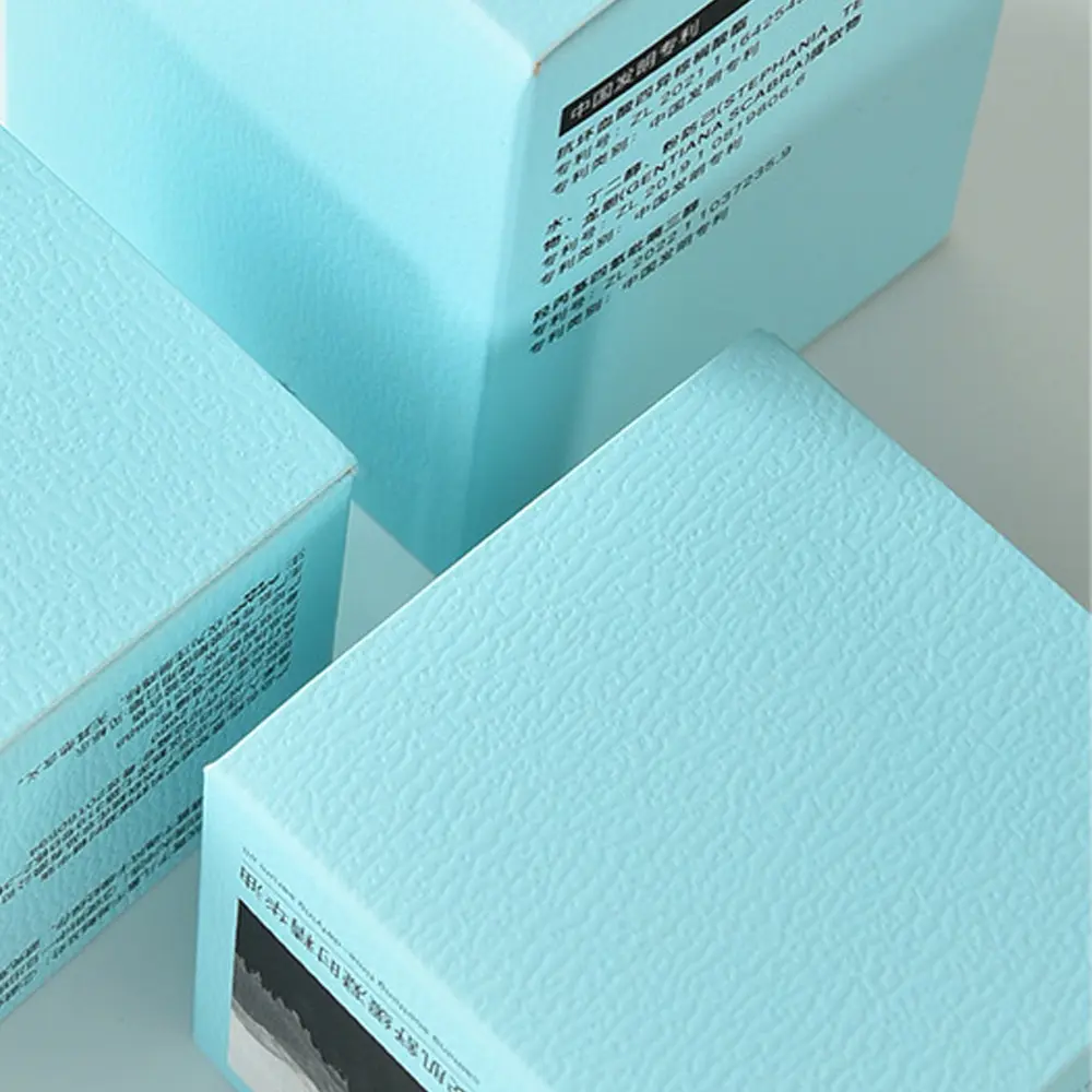 Custom Embossed Cosmetic Printing Foldable Paper Boxes For Packing