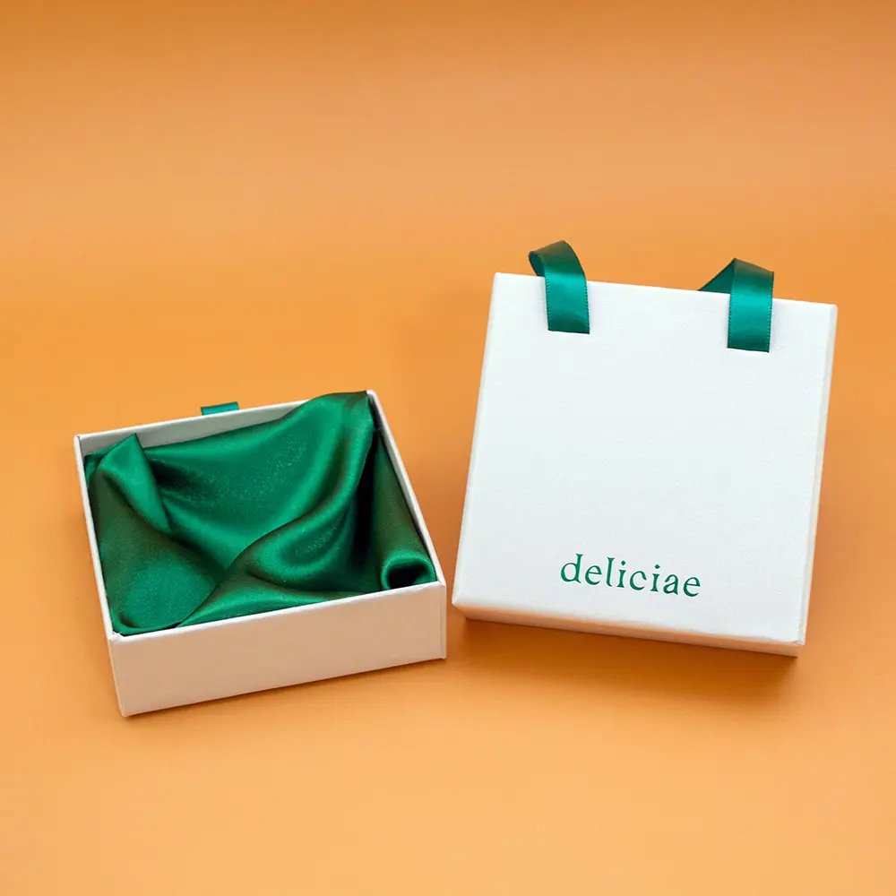 Custom Printed Paper Hot Foil Stamping Jewelry Cardboard Gift Packing Boxes With Handles Factory, Service