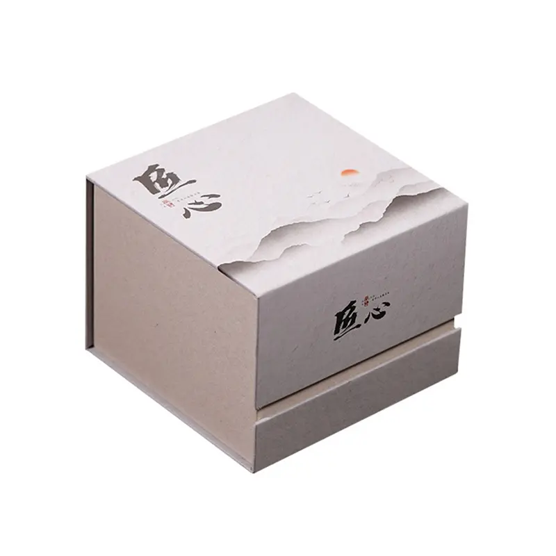 Custom Customized Book Type Rigid Magnetic Cardboard Gift Boxes Square With Inner Support Supplier, Factory