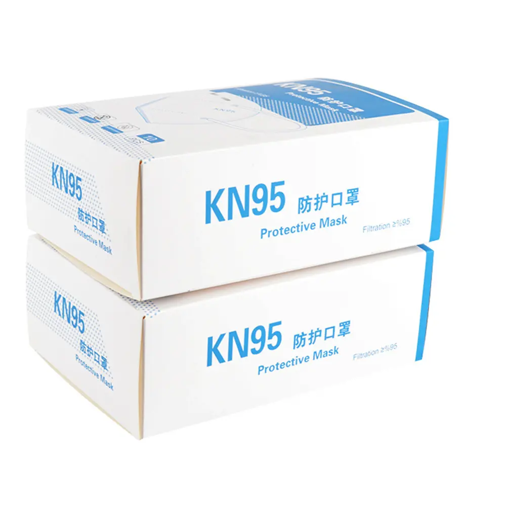 Custom Customized Printed Medical Masks Folding Packaging Boxes Suppliers, Factory