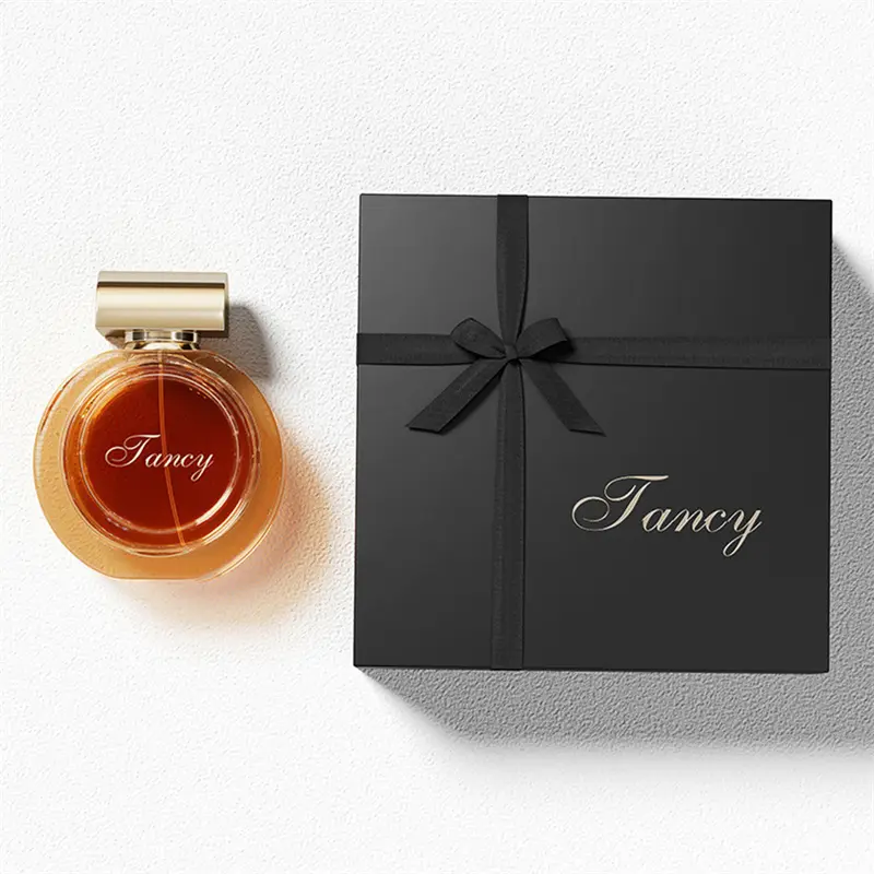 High-Quality Customized Bow Stamping Perfume Gift Boxes With Inserts Factory, Factories