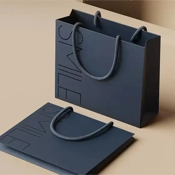 High-Quality Customized Thick Rope Portable Uv Printing Personalized Gift Bag Factory, Factories