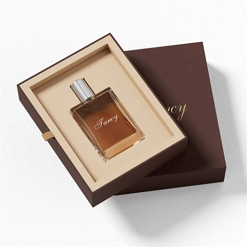 Custom Imprinted Pull-Out Perfume Gift Wrapping Boxes With Logo