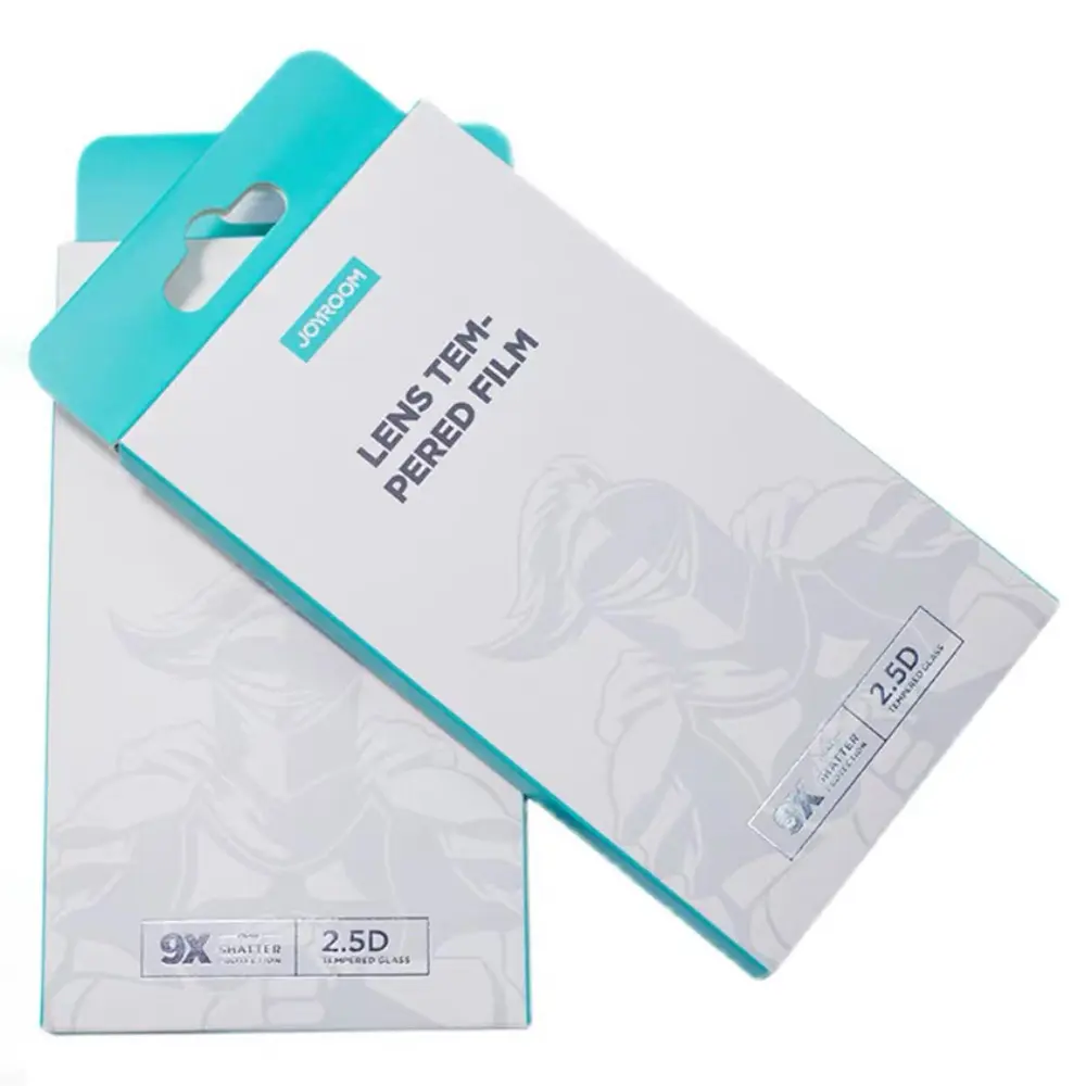 Custom Personalized Hot Stamping Process Hanging Type Lens Protection Film Paper Packaging Box Supplier, Service