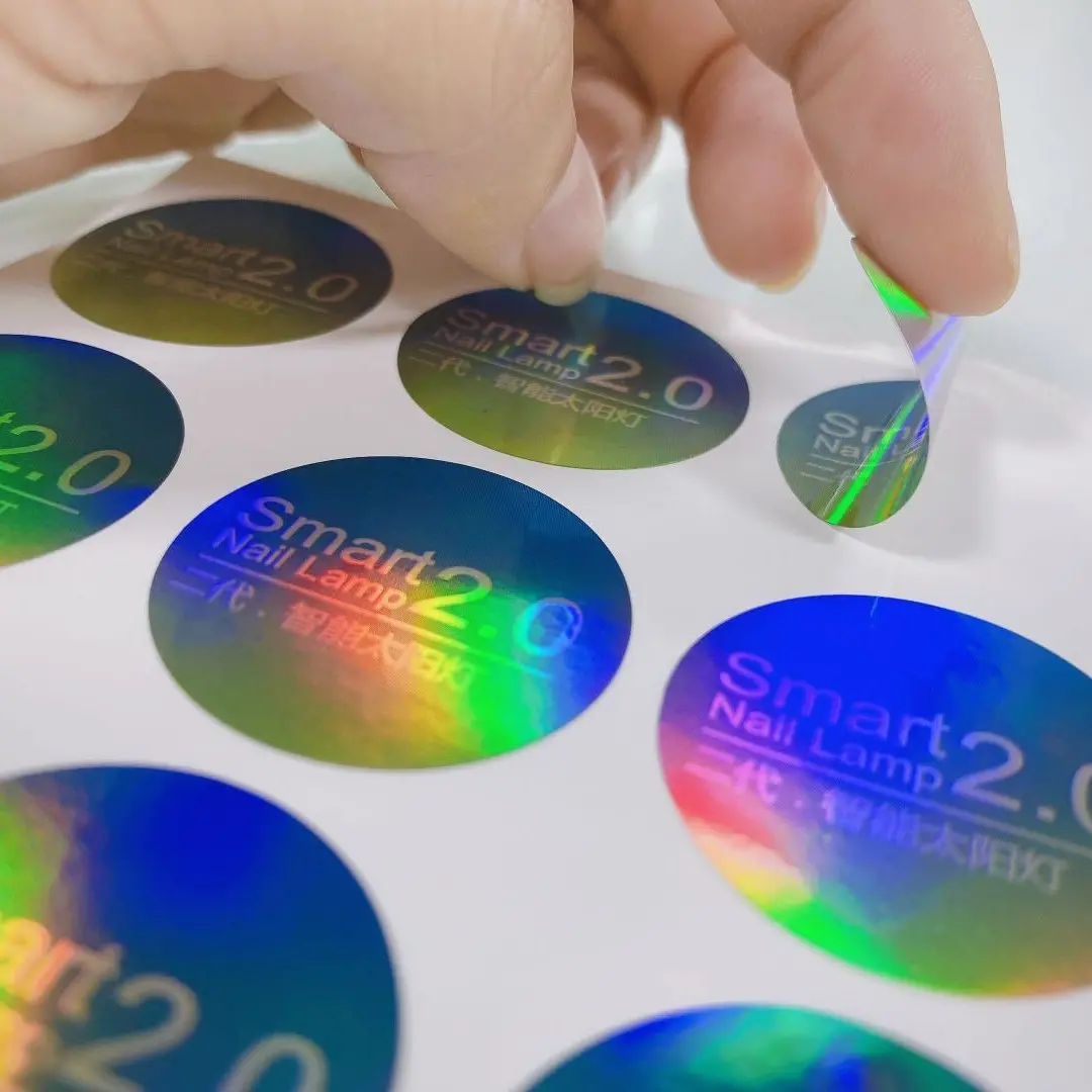 Custom Roll Die Cut Vinyl Business Personalised  Holographic Labels Stickers Printing Factory, Factories