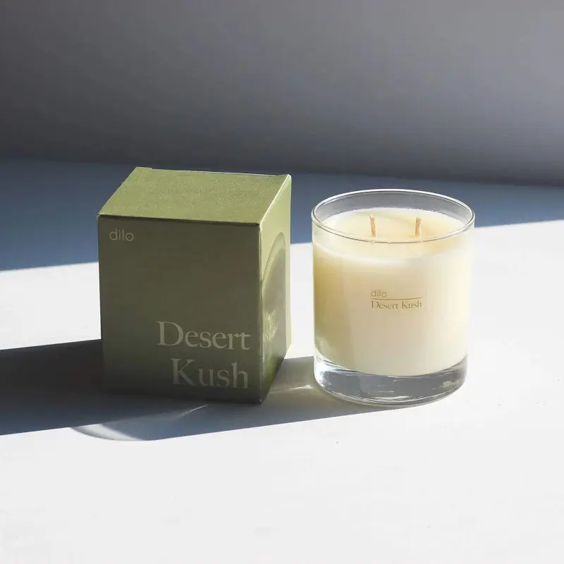 Custom Customized White Card Inserts Personalized Candle Boxes Supplier, Factories