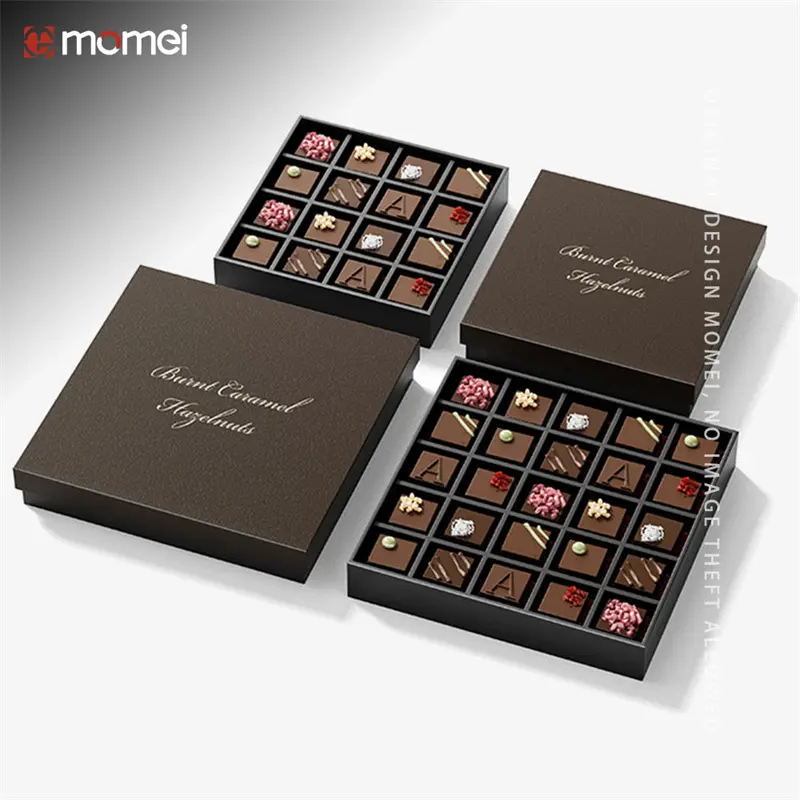 High-Quality Customized Square Foil Stamped Blister Inserts Rigid Chocolate Boxes Factories, Service