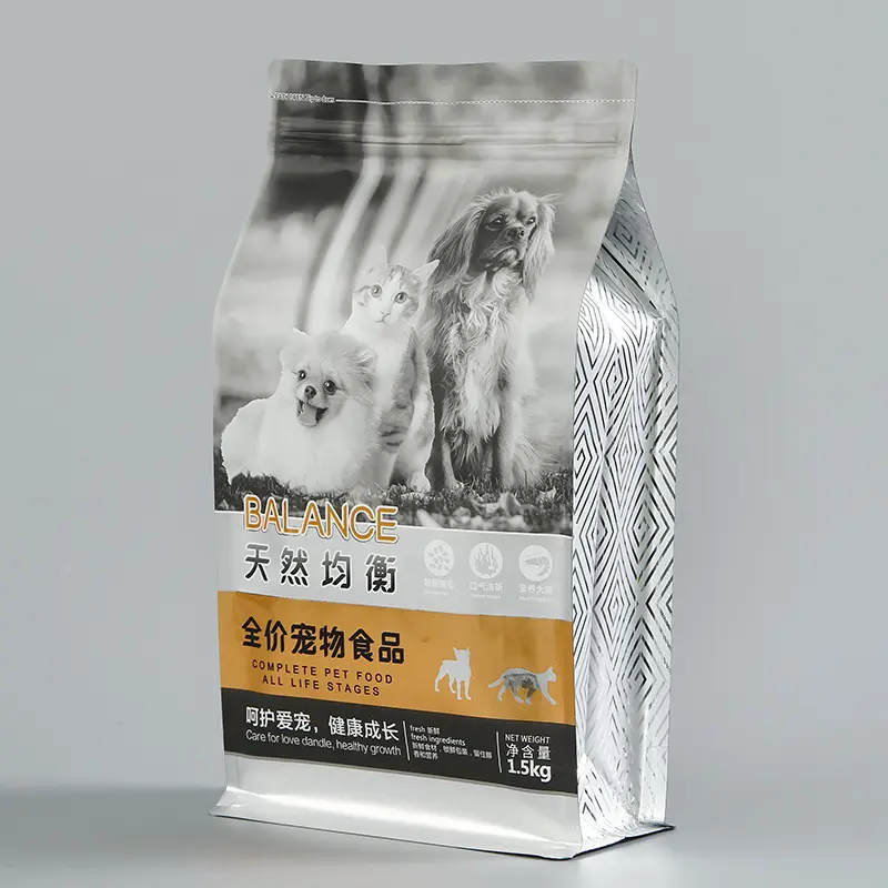 High-Quality Digital Printed Pet Stand Up Resealable Pouch Bags With Zipper Supplier, Factory