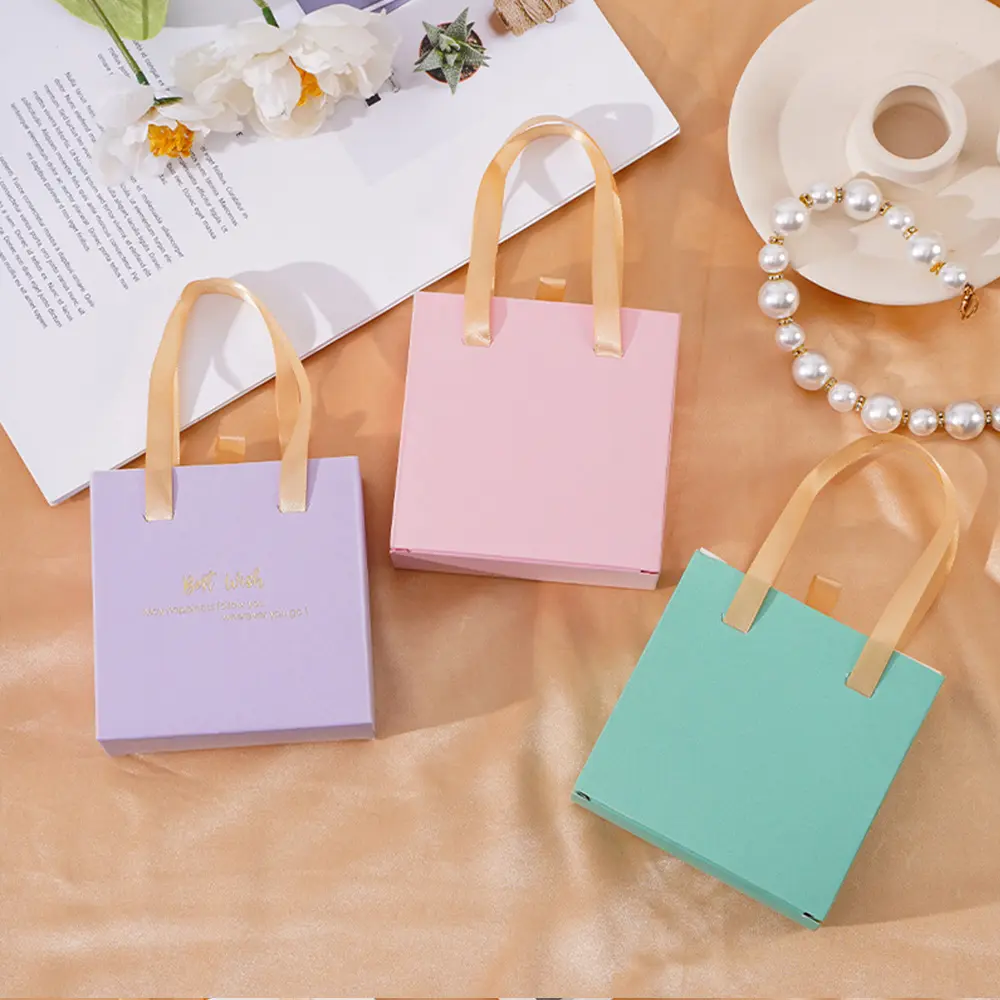 High-Quality Customized Handbag Hot Stamping Jewelry Packaging Boxes Small Paper Drawer Box Supplier, Service