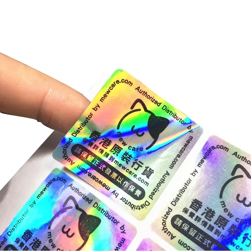 Custom Roll Die Cut Vinyl Business Personalised  Holographic Labels Stickers Printing Factory, Factories