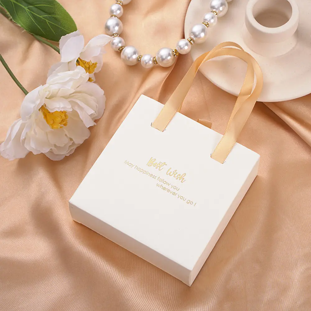 High-Quality Customized Handbag Hot Stamping Jewelry Packaging Boxes Small Paper Drawer Box Supplier, Service