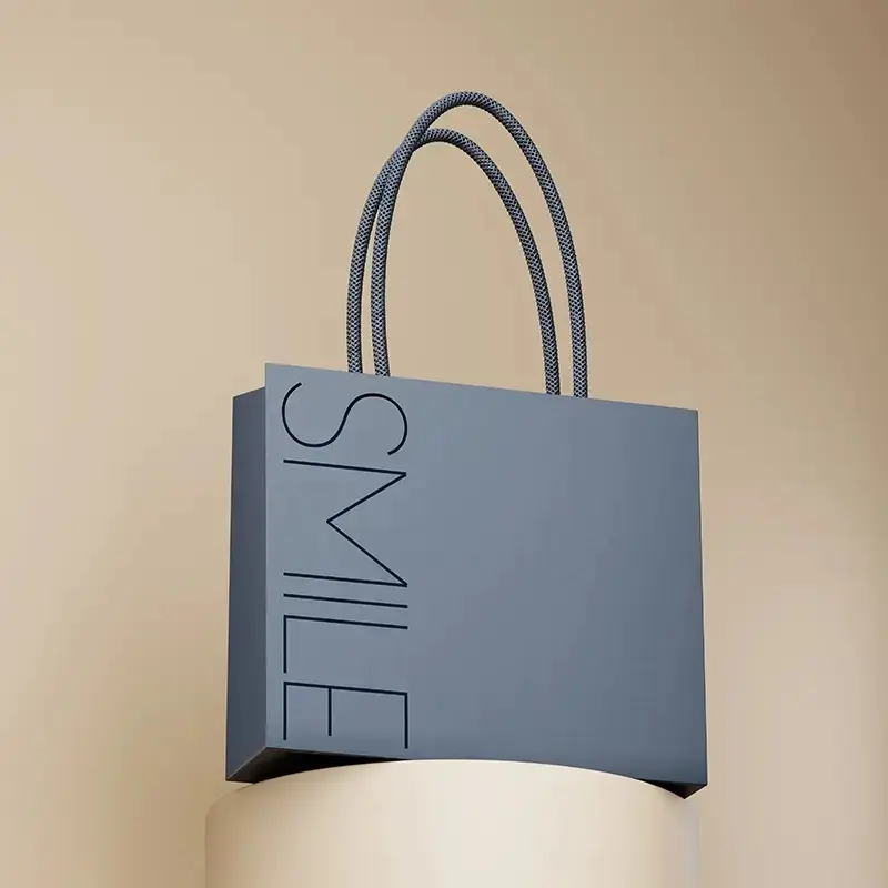 High-Quality Customized Thick Rope Portable Uv Printing Personalized Gift Bag Factory, Factories