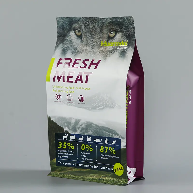 High-Quality Digital Printed Pet Stand Up Resealable Pouch Bags With Zipper Supplier, Factory