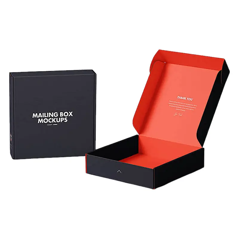 Custom Personalized Customized Double Sided Printed Folding Cardboard Postal Boxes Suppliers, Factory