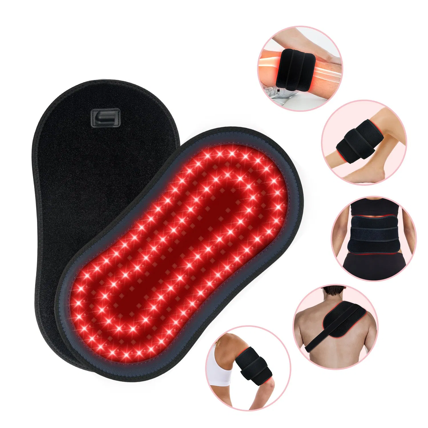Suyzeko Red Light Therapy Belt Near Infrared Light Therapy Wrap for Muscle Pain