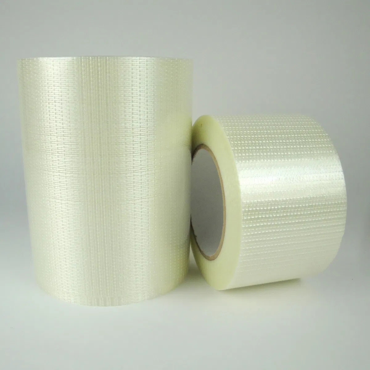 Cross filament Strapping Tape Heavy Duty Transparent Reinforced Fiberglass Tape