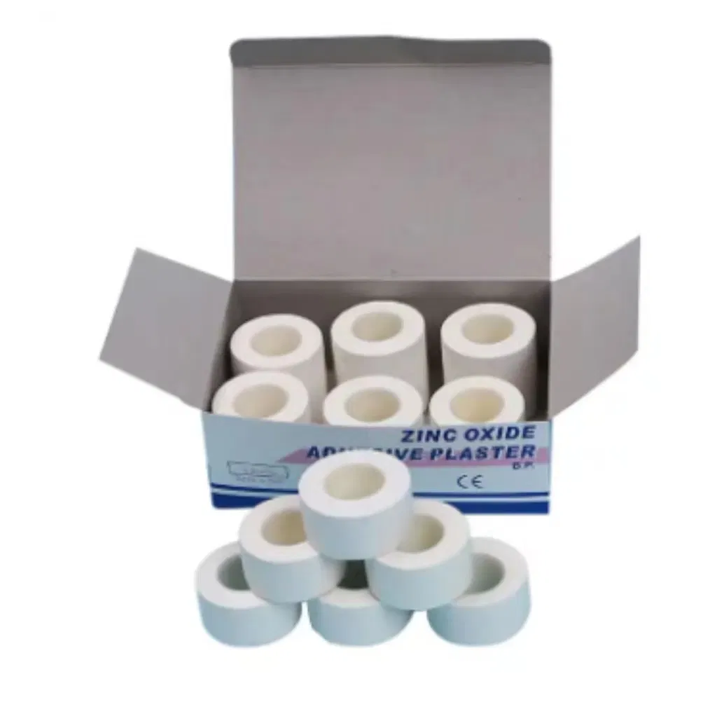 Cotton Zinc Oxide Tape Sport Surgical Plaster Rigid Strapping Athletic Adhesive Medical Zinc Oxide Tape