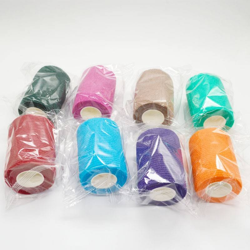 4" Self-Adherent Bandage Wrap Vet Wrap for Horses &amp; Livestock