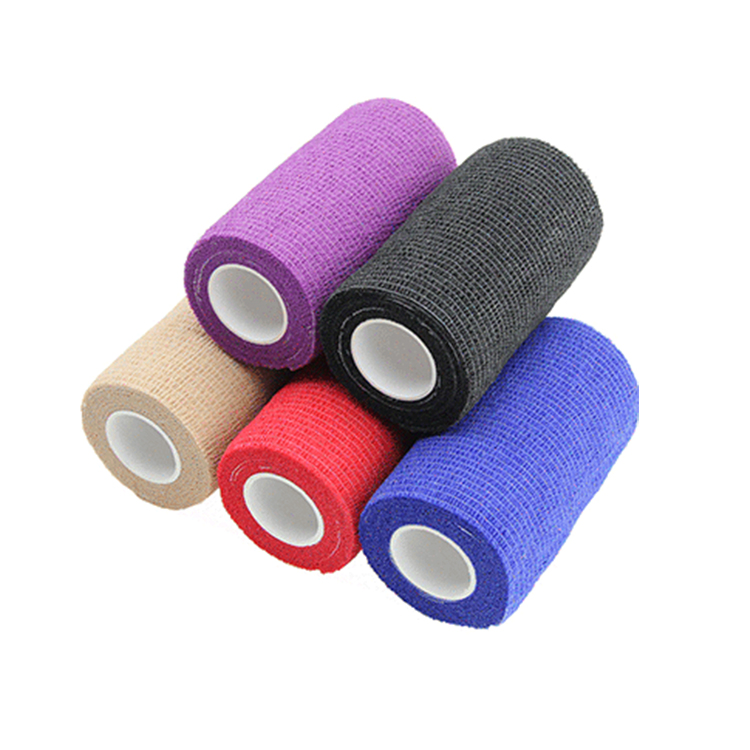 Disposable Medical Consumables Flexible Self Adhesive Elastic Bandage Cohesive Wrap for Athletic Sport