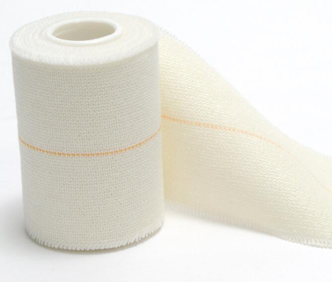 Customized Size Heavy Cotton Bias Fabric Strong Sport Breathable Elastic Adhesive Bandage Eab Tape