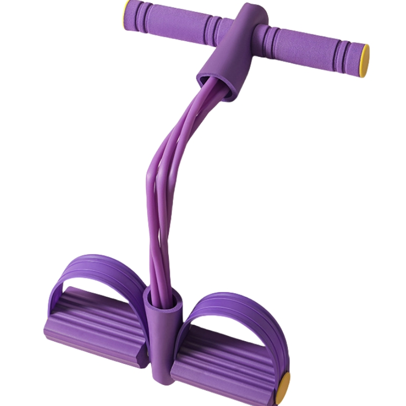 Indoor Fitness Resistance Bands Elastic Sit up Ankle Pull Rope Gym Workout