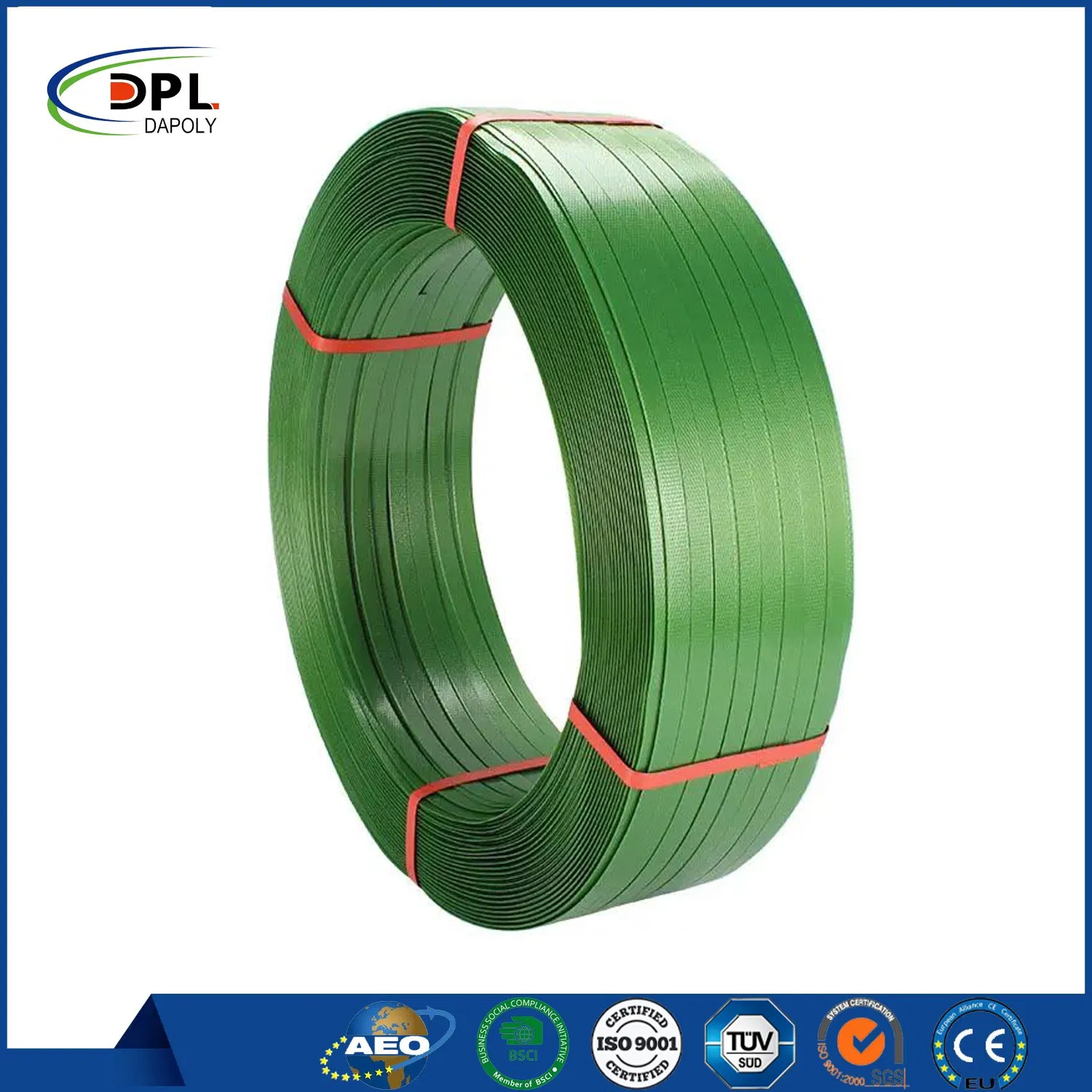 Pet Strapping Band Green Heavy Duty Strapping Roll Tape for Carton Pet Strap Sell Well
