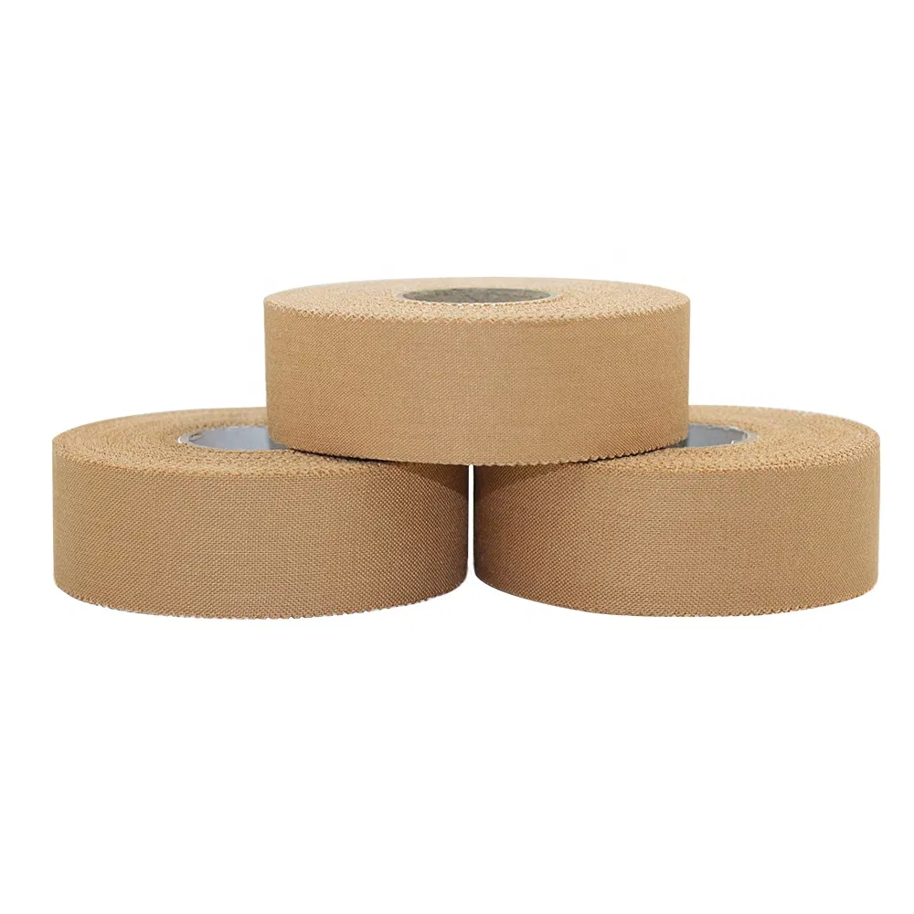 Rigid Athletic Strapping Heavy-Duty Non-Elastic Zinc Oxide Sports Tape - Bjj/Taekwondo Gear, 10m Cotton Roll