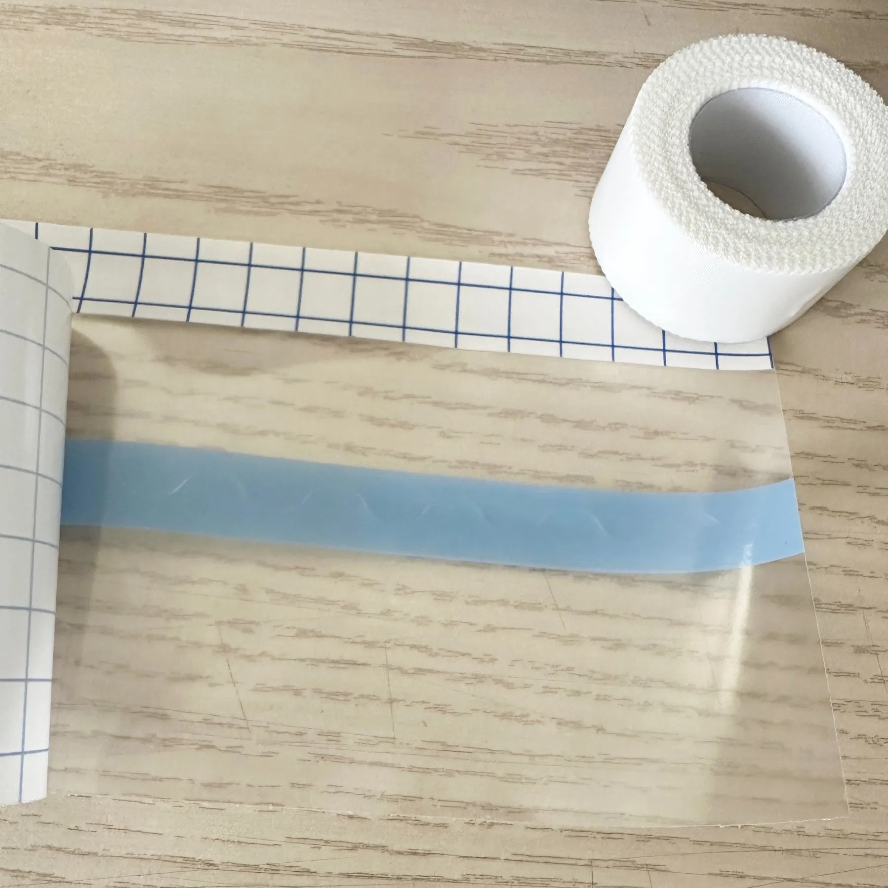 Medical Disposable PU Waterproof Fixing Transparent Tape Fixation Dressing Roll