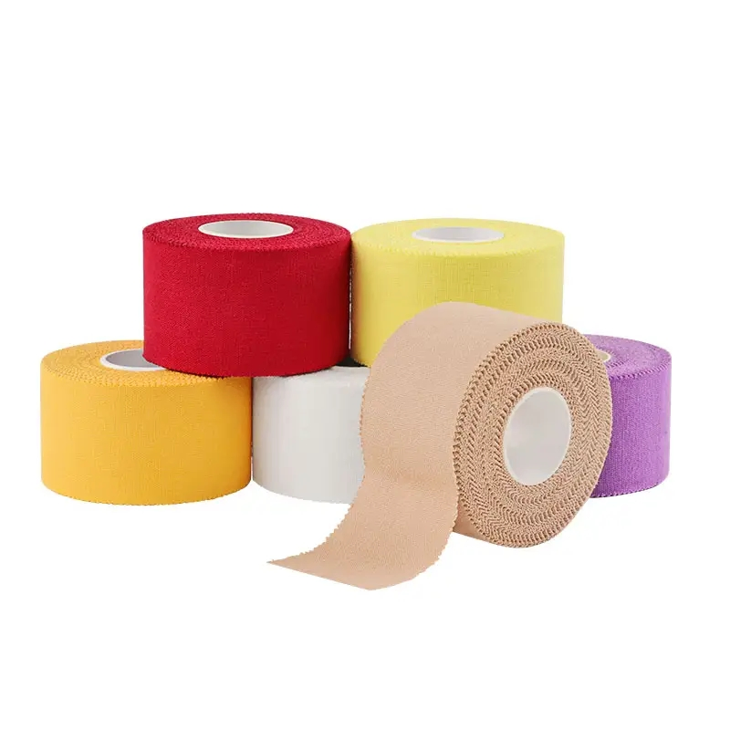 Wholesale Custom Size Cotton Zinc Oxide Tape Rigid Athletic Sports Tape