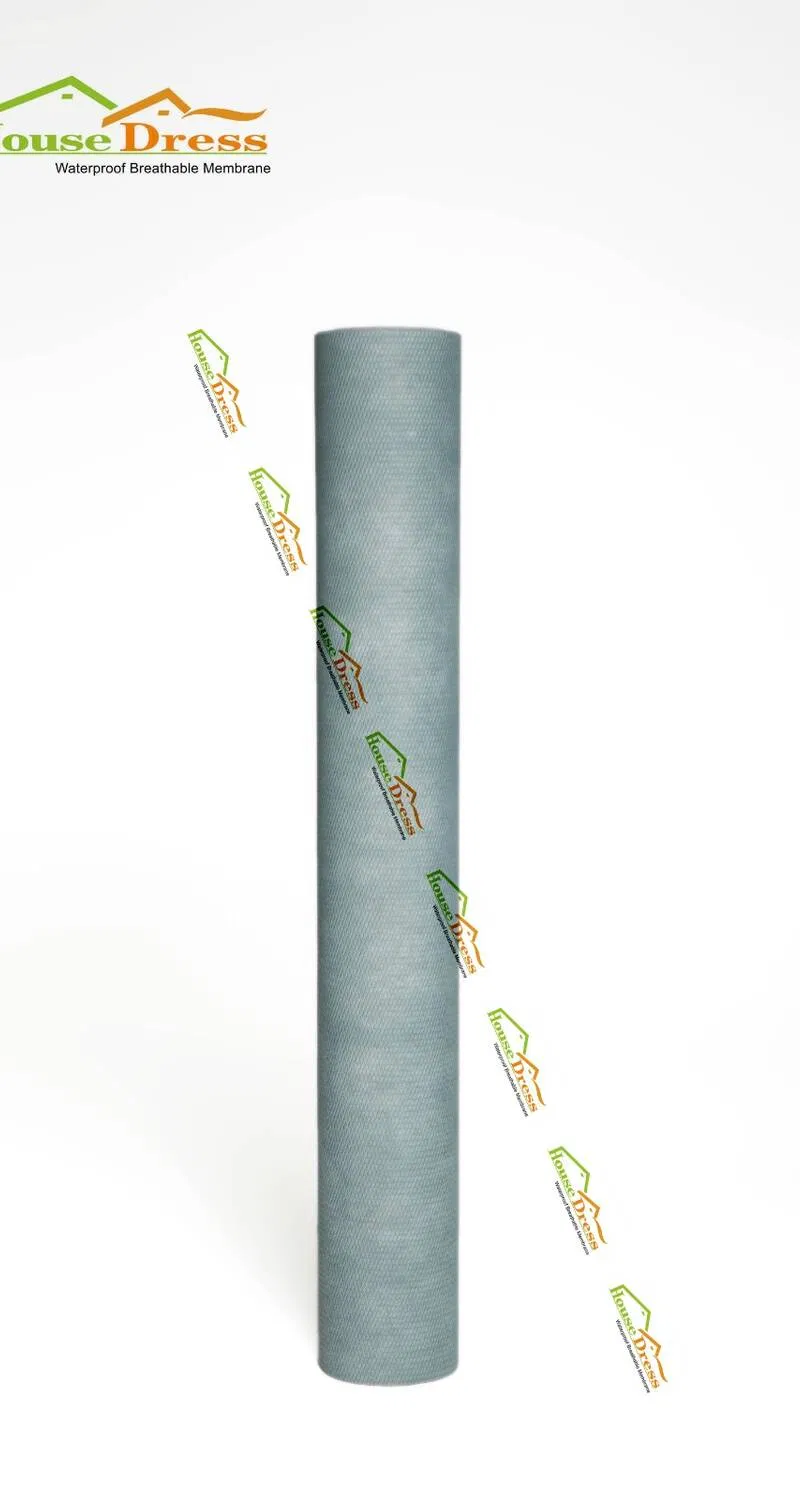 ODM Factory Self Adhesive Shield Breathable Vapor Barrier Roof Underlayment Homewrap Wall Wrap