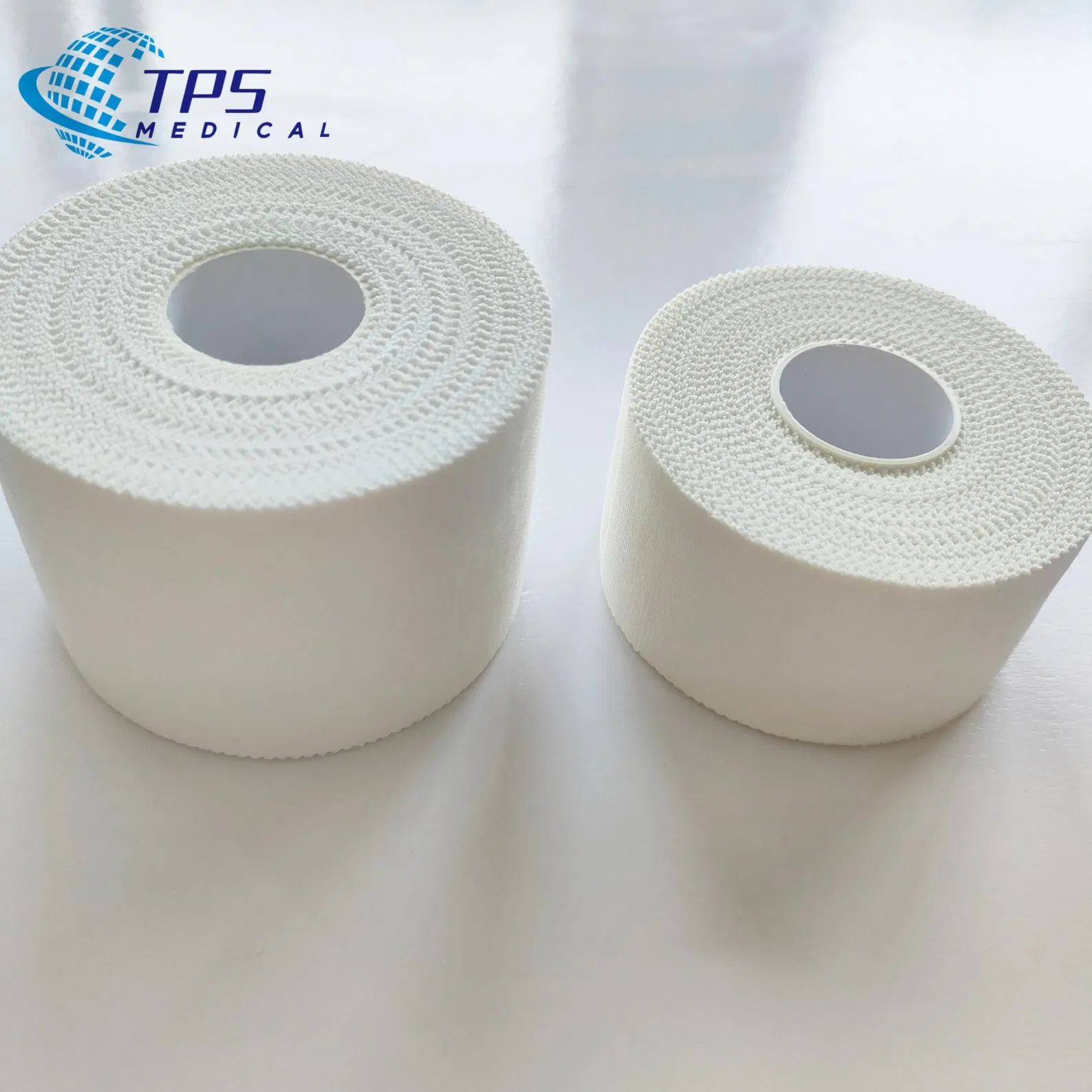 TPS Cotton Athletic Sports Tape Hand Tear Zigzag Edge Sports Strapping Rigid Tape