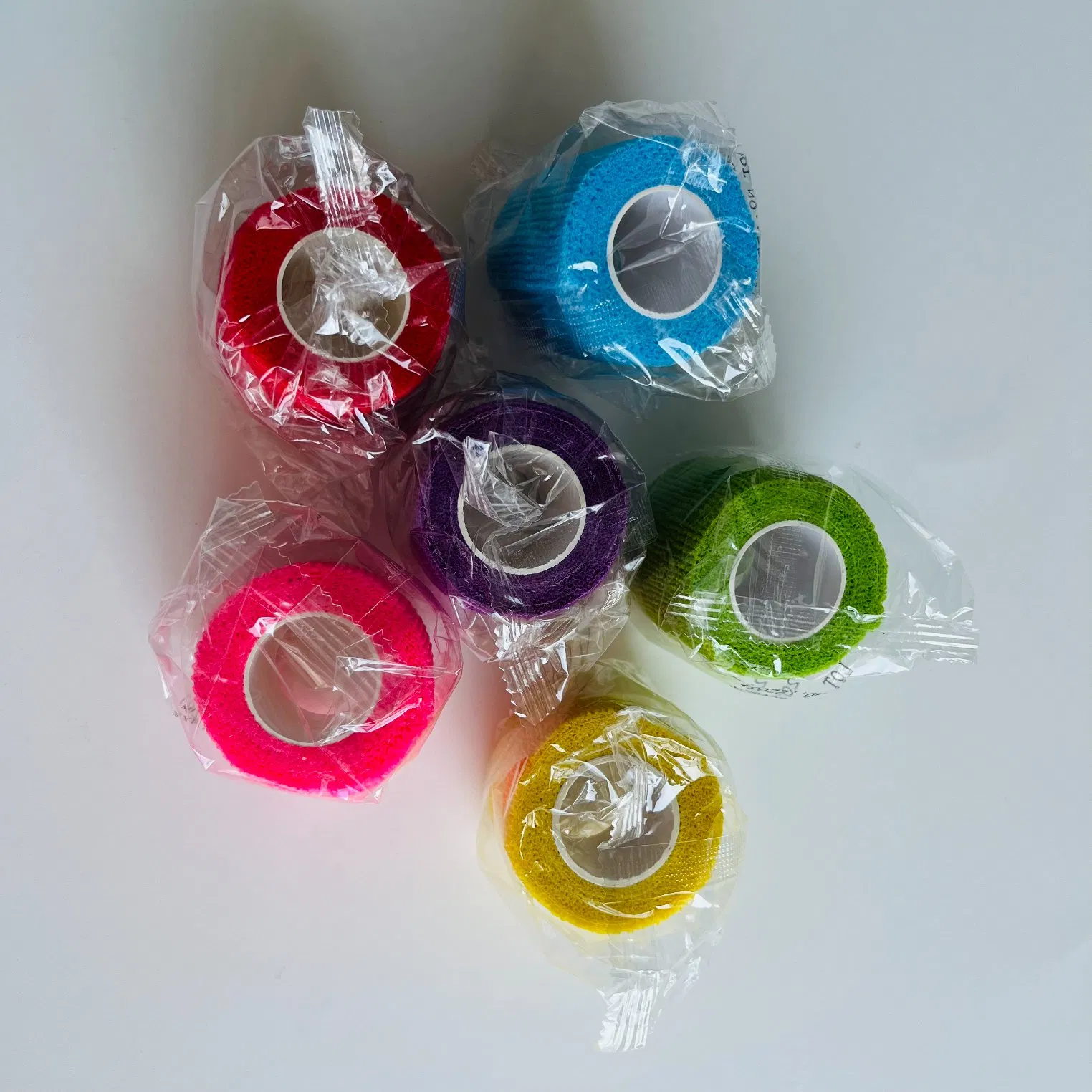 5cm Non-Woven Self Adhesive Bandage Elastic Cohesive Bandage Finger Wrist and Ankle First Aid Vet Wrap