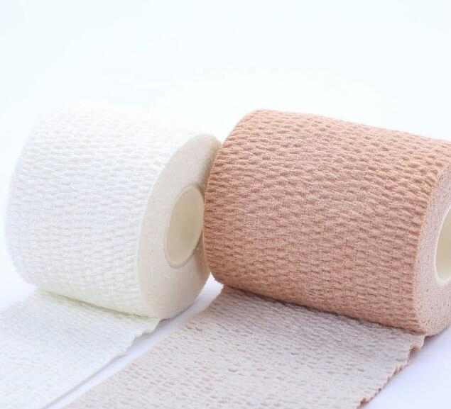 Tearable Cotton Light Elastic Adhesive Bandage Stretch Tape Stretch Adhesive Bandage Elastic Adhesive Wrap Hand Tear Elastic Bandage