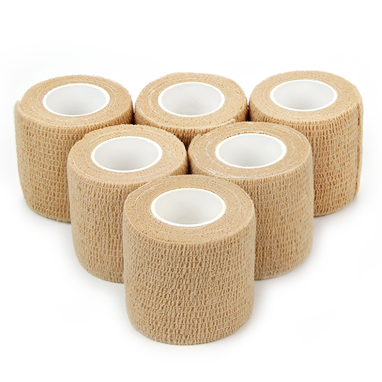 Disposable Medical Consumables Flexible Self Adhesive Elastic Bandage Cohesive Wrap for Athletic Sport