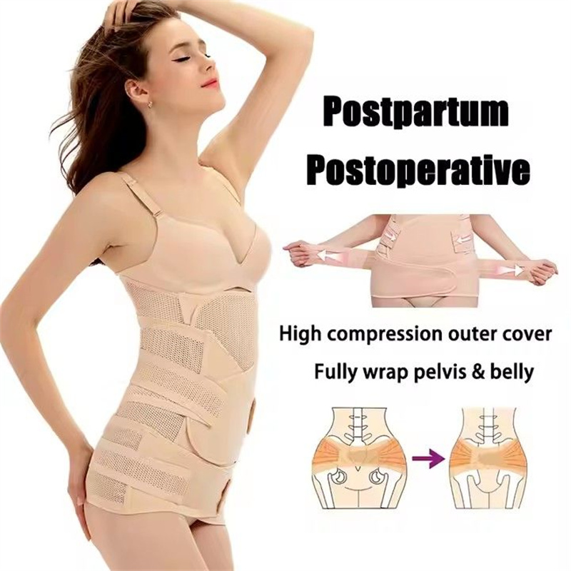 Women Slimming Girdle Recovery Wrap 3-in-1 Postpartum Belly Band After Pregnancy