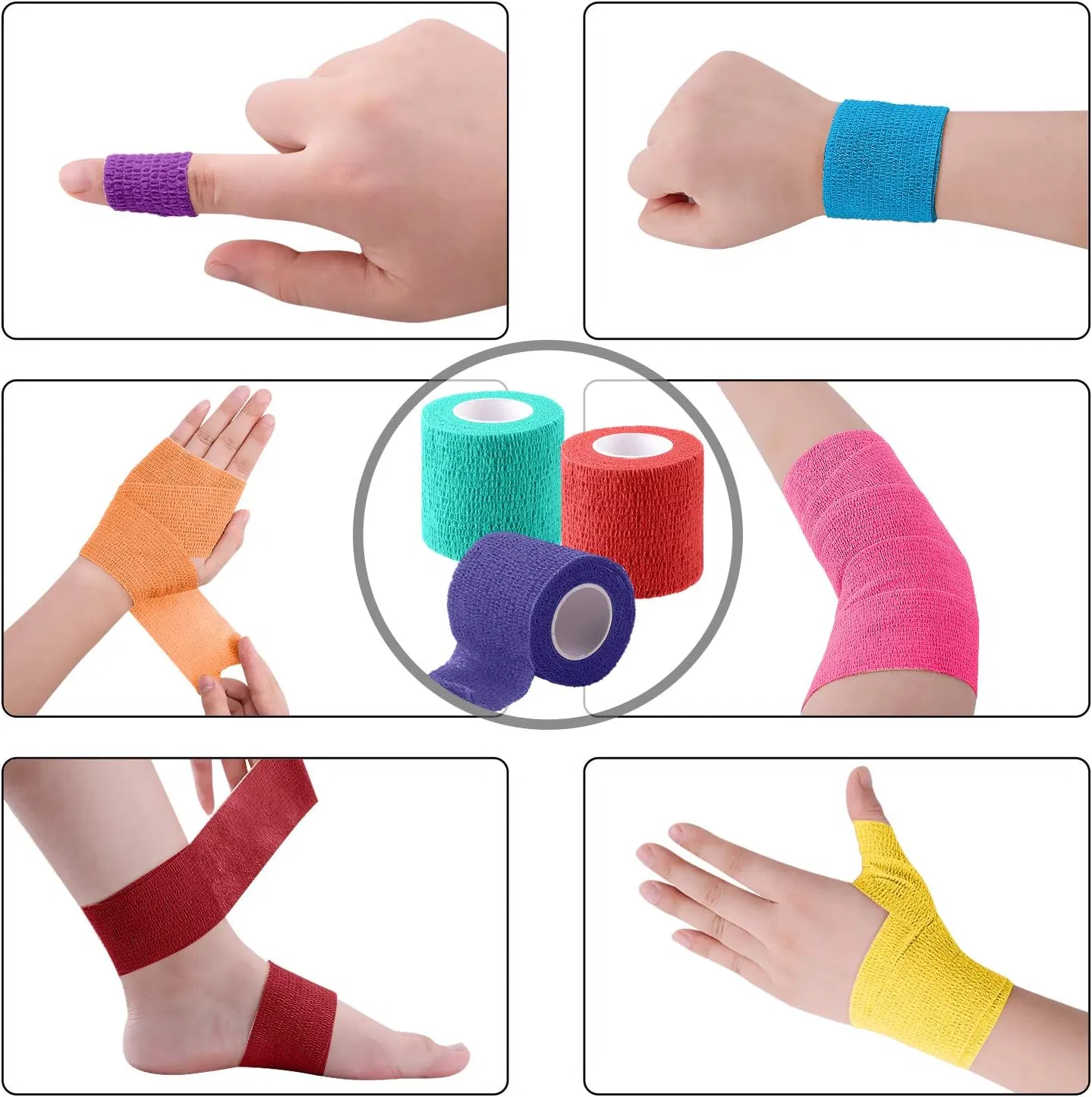 4 Inches Self-Adherent Wraps for Healthcare