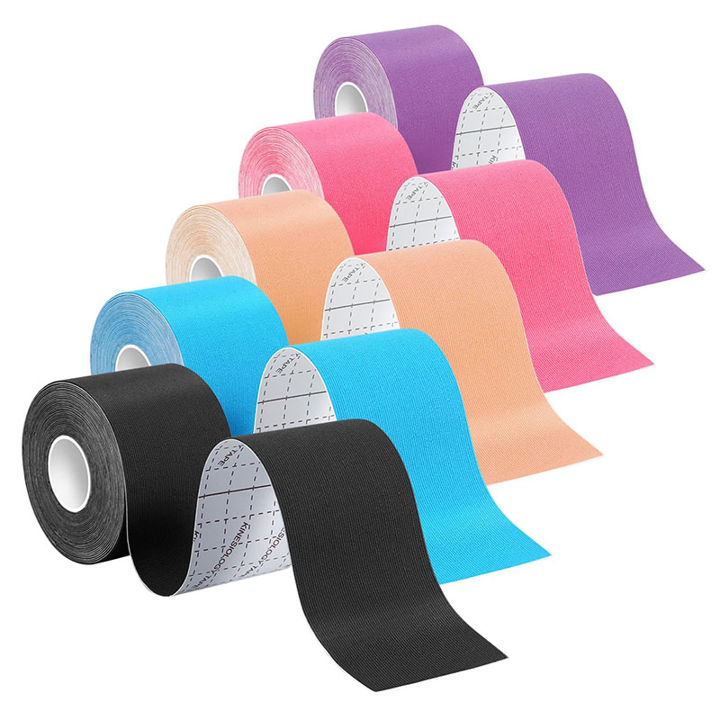 Factory Price Cotton Kinesiology Tape for Knee and Ankle Hypoallergenic Athletic Tape for Injury Support and Swelling Reduction